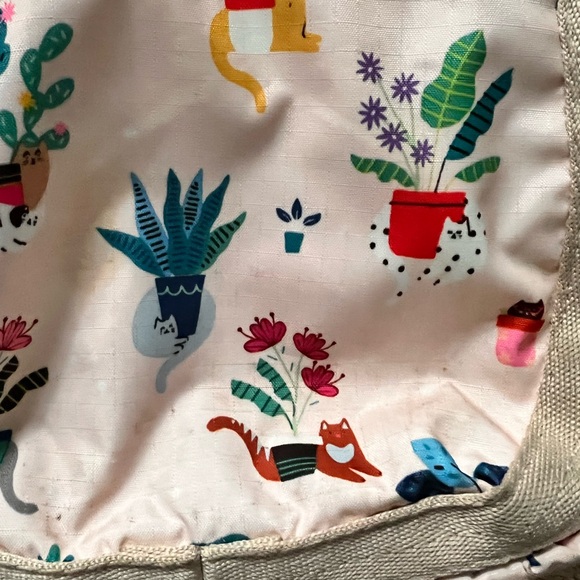 LeSporsac Pink Cat Cute Bag Shoulder Crossbody Small - Picture 2 of 7